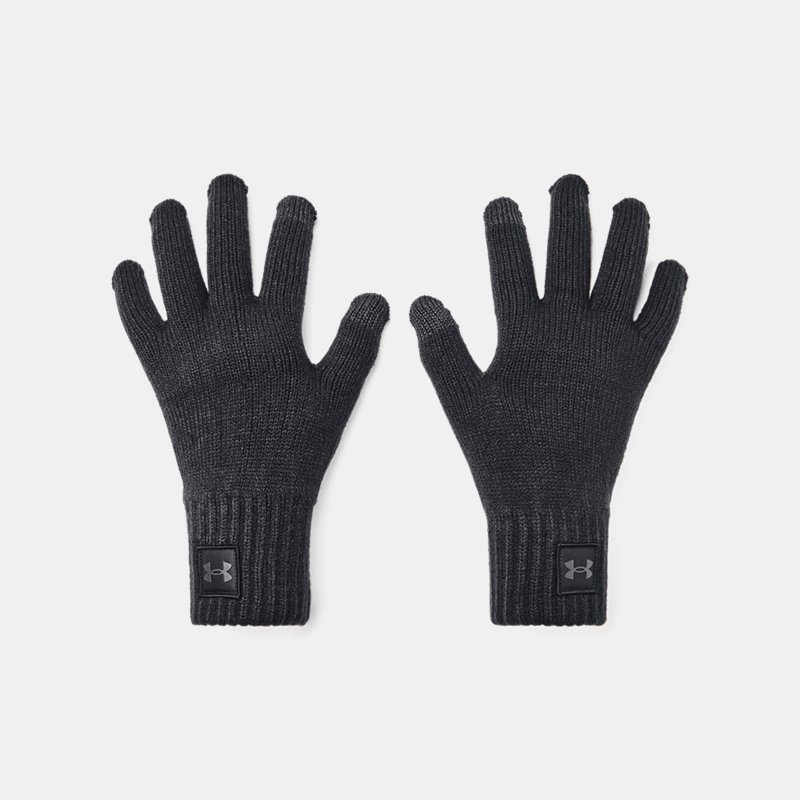 Men's Under Armour Halftime Gloves Black / Jet Gray L/XL